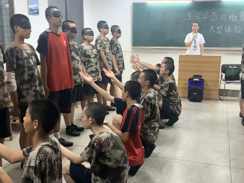 生存姿态与雕塑大型心理辅导,叛逆教育学校,叛逆孩子学校,厌学学校